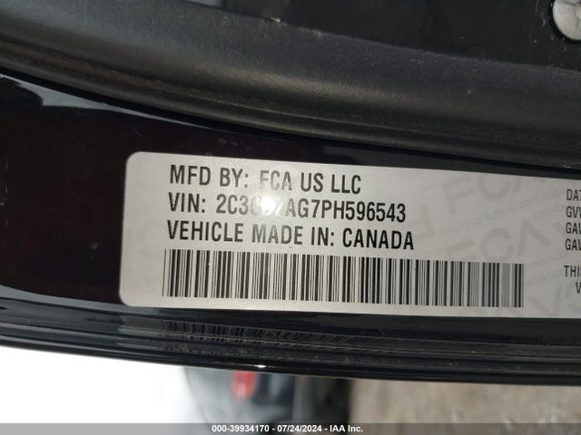 Dodge Challenger Sxt 2023 2C3CDZAG7PH596543 Image 9
