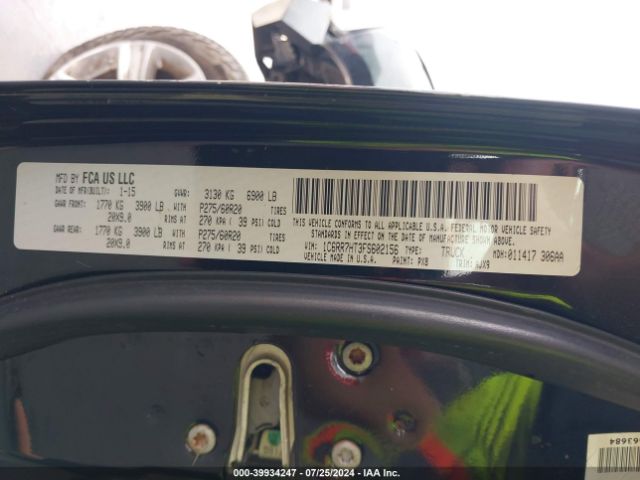 1C6RR7HT3FS602156 RAM 1500 Sport