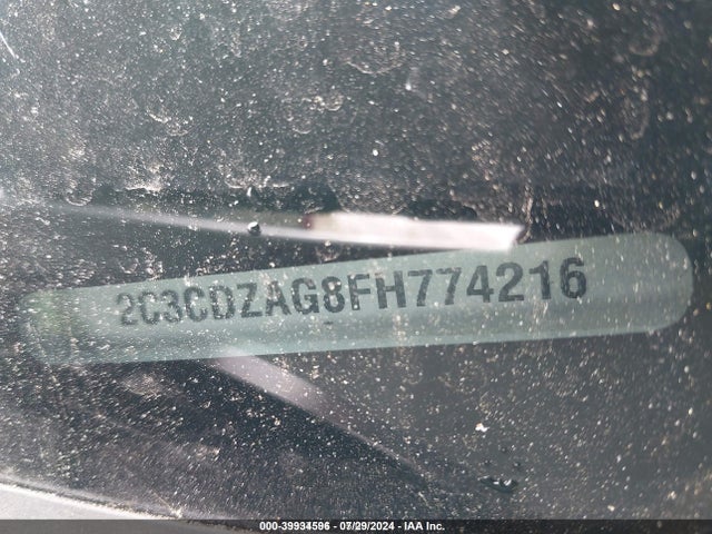 Dodge Challenger Sxt 2015 2C3CDZAG8FH774216 Image 9