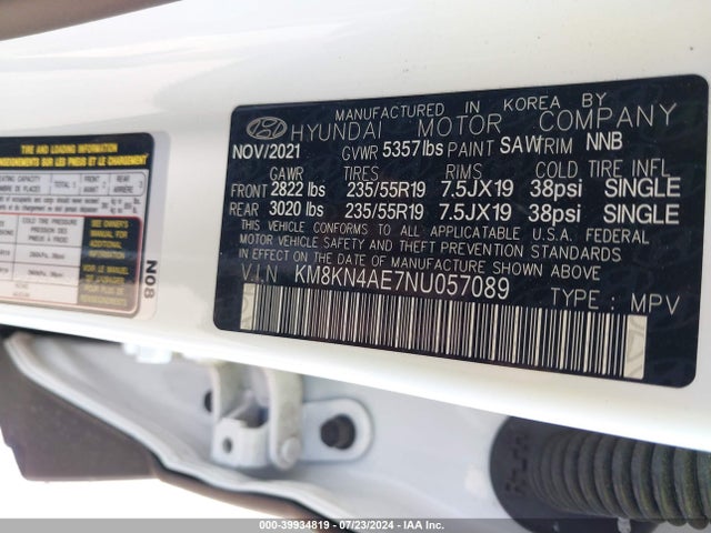 Hyundai Ioniq 5 Sel 2022 KM8KN4AE7NU057089 Image 9