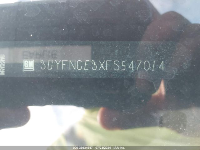 3GYFNCE3XFS547014 Cadillac Srx Performance Collection