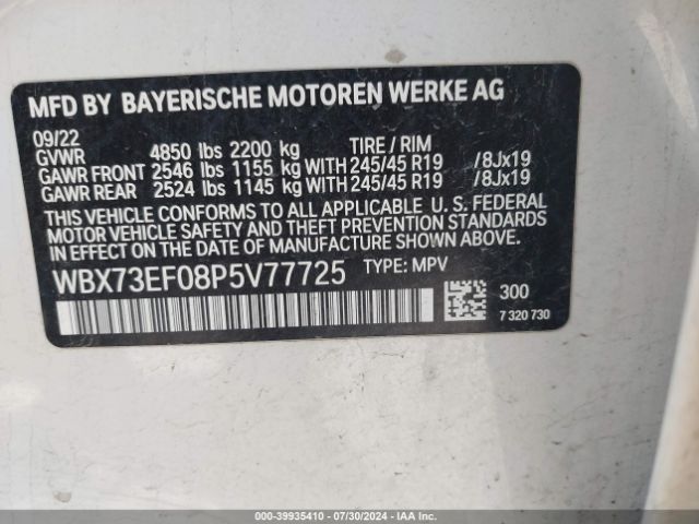 WBX73EF08P5V77725 BMW X1 Xdrive28i
