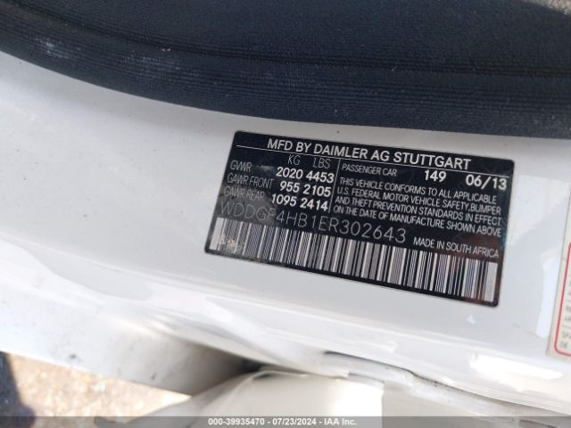 WDDGF4HB1ER302643 Mercedes-Benz C 250 Luxury/sport