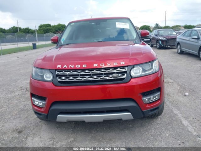 SALWR2VFXFA506116 Land Rover Range Rover Sport 3.0l V6 Supercharged Hse