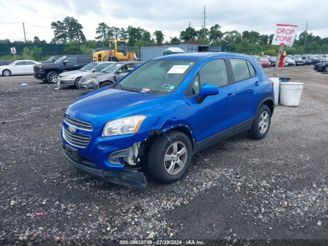 KL7CJNSBXGB597661 Chevrolet Trax 1ls