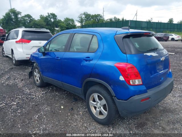 KL7CJNSBXGB597661 Chevrolet Trax 1ls