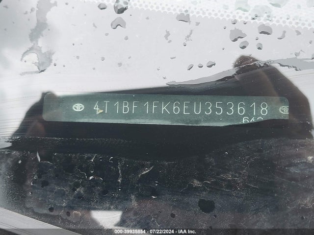 Toyota CAMRY SE 2014 4T1BF1FK6EU353618 Image 9