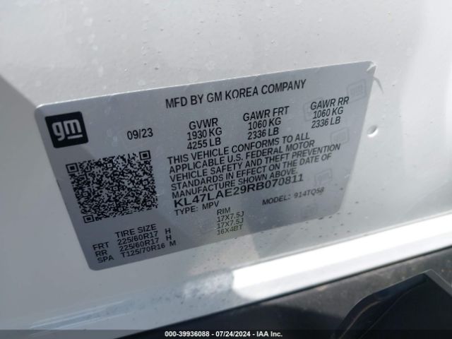 KL47LAE29RB070811 Buick Envista Preferred Fwd