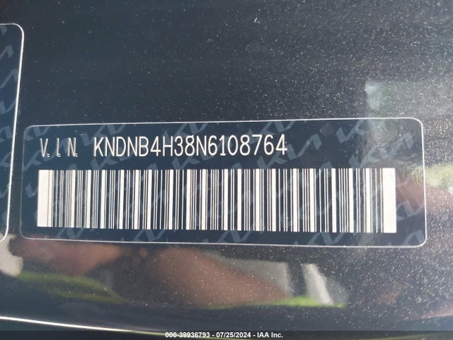 KIA Carnival Mpv Lx 2022 KNDNB4H38N6108764 Image 9
