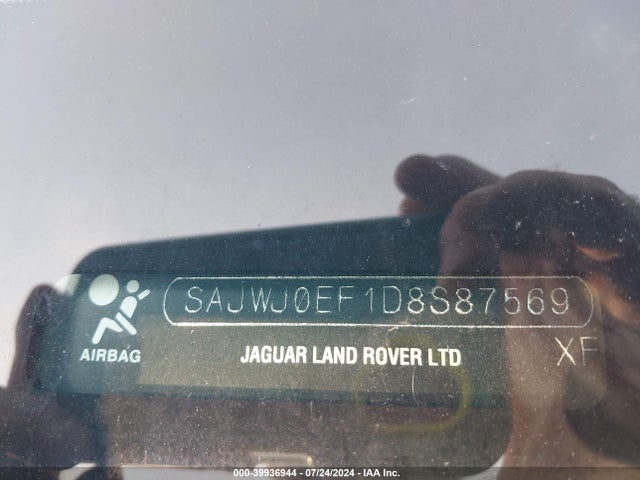 2013 JAGUAR XF SAJWJ0EF1D8S87569 Photo 8