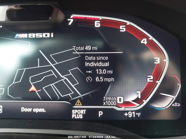 WBAGV8C02SCS55757 BMW M850i Gran Coupe Xdrive