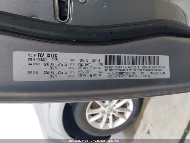 3C4PDCBB6FT745513 Dodge Journey Sxt