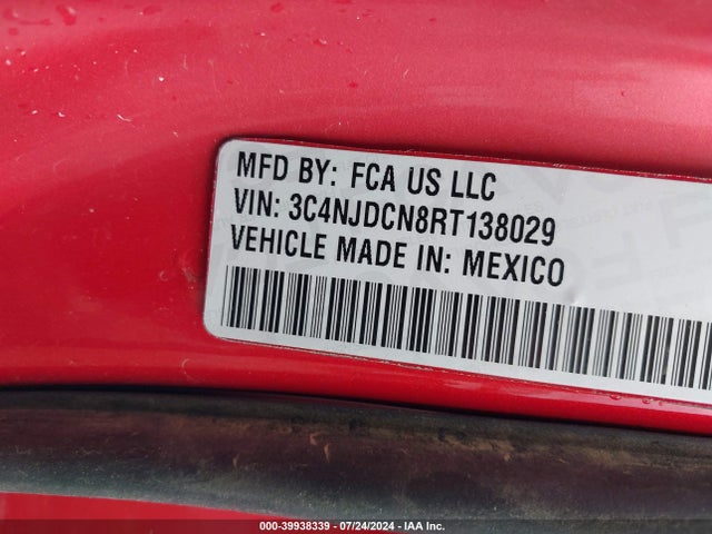 3C4NJDCN8RT138029 Jeep Compass Limited 4x4