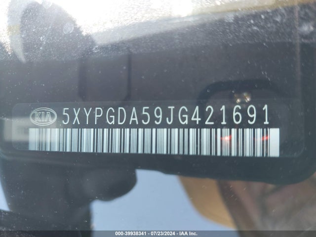 KIA Sorento 3.3l Lx 2018 5XYPGDA59JG421691 Image 19