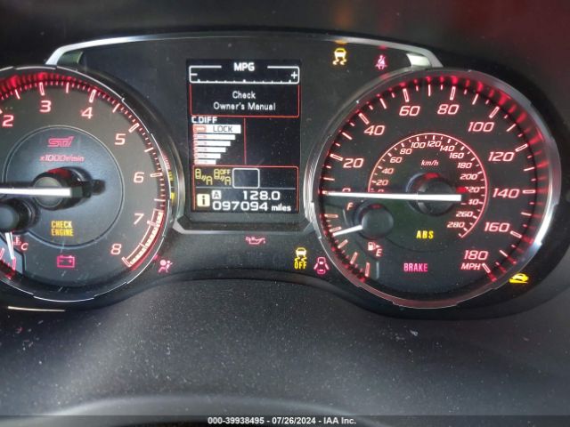 JF1VA2Z66H9817895 Subaru Wrx Sti Limited