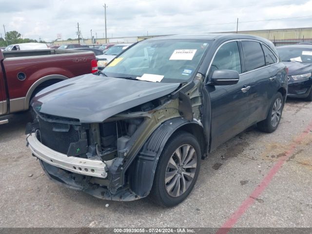 5FRYD3H44FB009552 Acura Mdx Technology Package