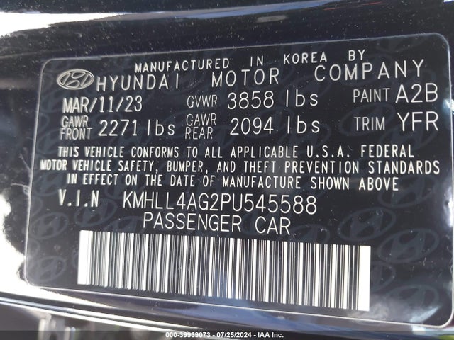 Hyundai ELANTRA SE 2023 KMHLL4AG2PU545588 Image 9