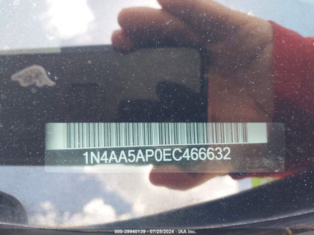 1N4AA5AP0EC466632 Nissan Maxima 3.5 S/3.5 Sv
