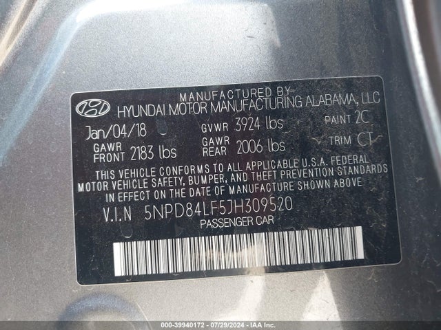 Hyundai Elantra 2018 5NPD84LF5JH309520 Image 23