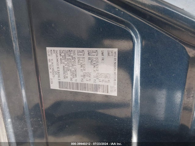 Nissan Pathfinder Sv 2014 5N1AR2MN5EC638063 Image 9