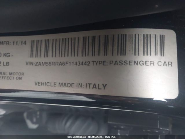 ZAM56RRA6F1143442 Maserati Quattroporte S Q4