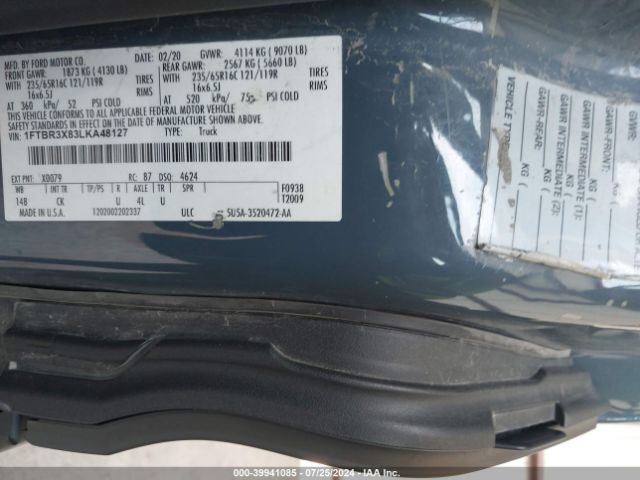 1FTBR3X83LKA48127 Ford Transit-250 Cargo Van