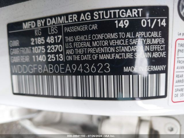 WDDGF8AB0EA943623 Mercedes-Benz C 300 Luxury 4matic/sport 4matic
