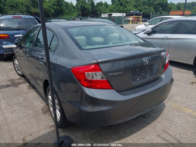Продажа на аукционе авто 2012 Honda Civic Ex, vin: 19XFB2F84CE100157, номер лота: 39941288
