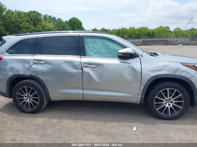 5TDKZRFH3HS511372 Toyota Highlander Se