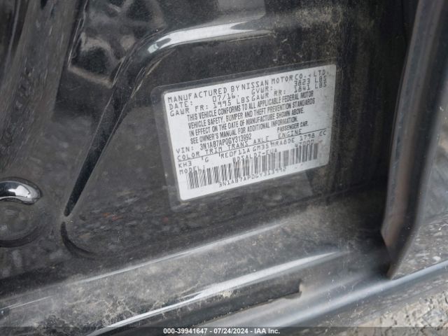 3N1AB7AP0GY313992 Nissan SENTRA SV