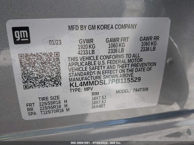 Buick Encore Gx Select Fwd 2023 KL4MMDSL7PB115529 Image 9