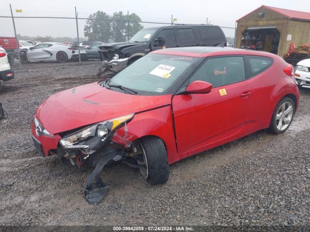 KMHTC6AD8EU216912 Hyundai Veloster Base W/black