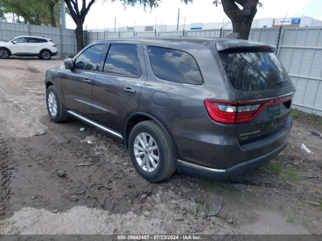 1C4RDHAG9KC701000 Dodge Durango Sxt Rwd