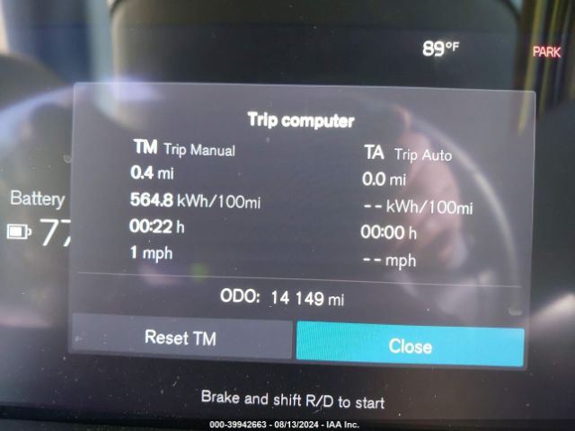 YV4ED3UB2N2762231 Volvo Xc40 Recharge Pure Electric P8 Twin Ultimate