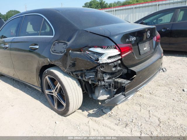 W1K3G4EB6NJ339833 Mercedes-Benz A 220