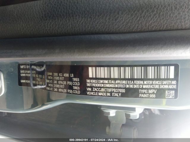ZACCJBCT0FPB37650 Jeep Renegade Trailhawk