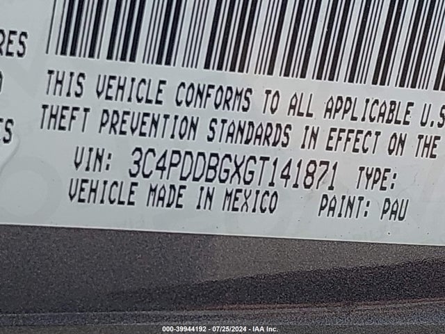 Dodge Journey Sxt 2016 3C4PDDBGXGT141871 Image 9