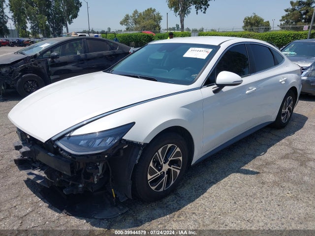 Hyundai Sonata Blue 2021 KMHL24JJ7MA033434 Image 2