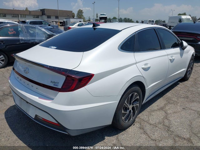 Hyundai Sonata Blue 2021 KMHL24JJ7MA033434 Image 4