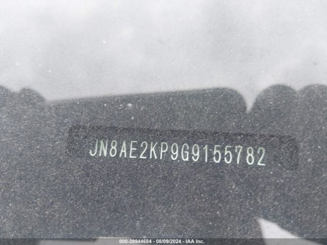 JN8AE2KP9G9155782 Nissan Quest Platinum/s/sl/sv
