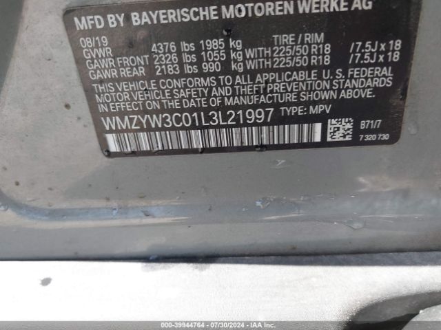 WMZYW3C01L3L21997 Mini Countryman Cooper