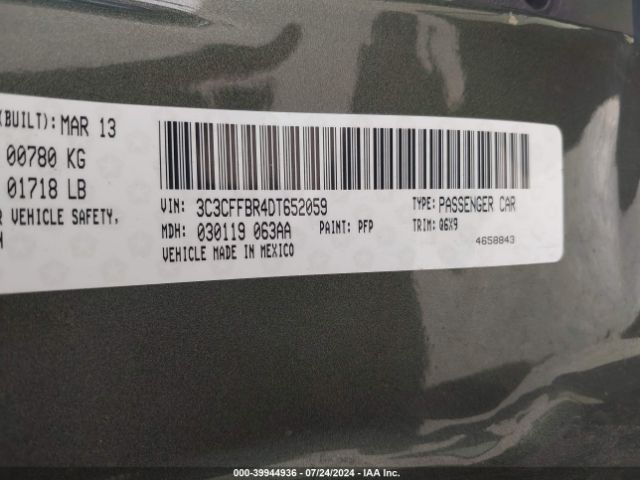 2013 FIAT 500 3C3CFFBR4DT652059 Photo 8