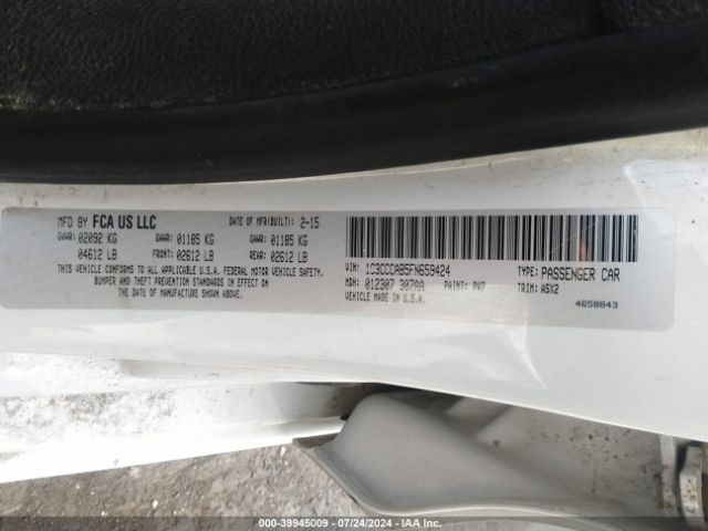 1C3CCCAB5FN659424 Chrysler 200 Limited