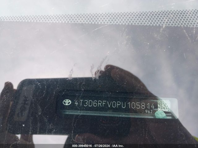 4T3D6RFV0PU105814 Toyota Rav4 Hybrid Limited