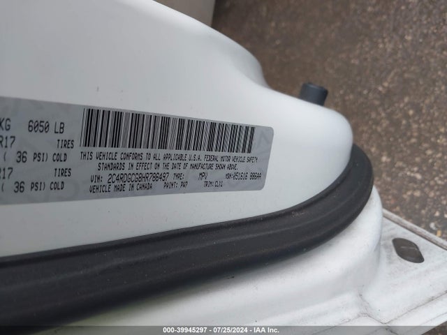 Dodge Grand Caravan Sxt 2017 2C4RDGCG8HR786497 Image 9