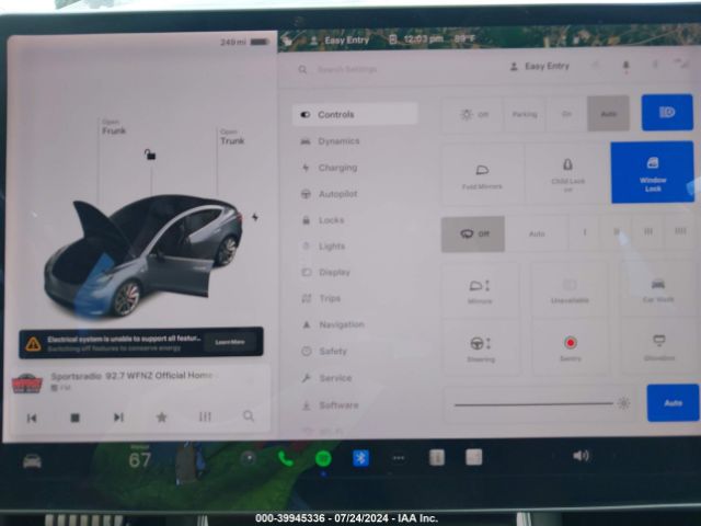 5YJ3E1EB2JF185959 Tesla Model 3 Long Range/performance