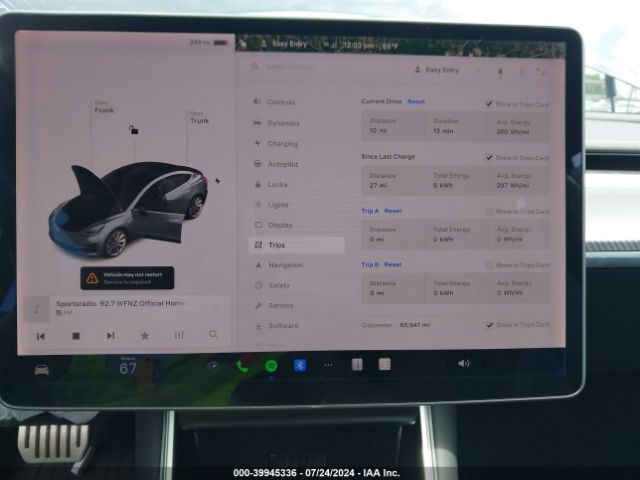 5YJ3E1EB2JF185959 Tesla Model 3 Long Range/performance