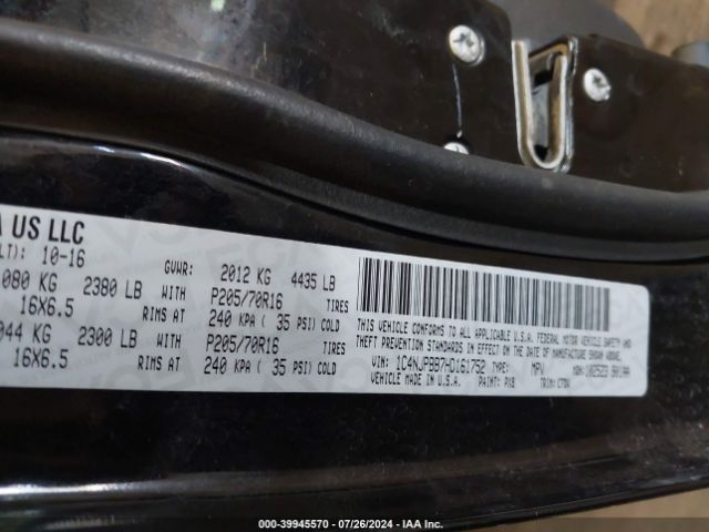 1C4NJPBB7HD161752 Jeep Patriot Sport Fwd