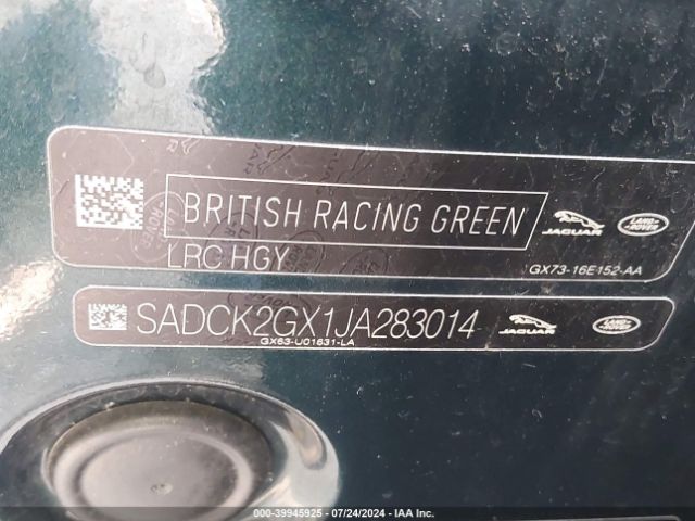 2018 JAGUAR F-PACE SADCK2GX1JA283014 Photo 8