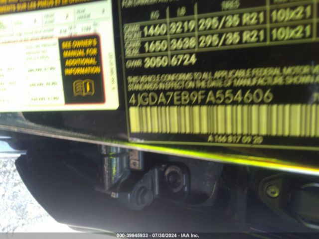 4JGDA7EB9FA554606 Mercedes-Benz Ml 63 Amg 4matic